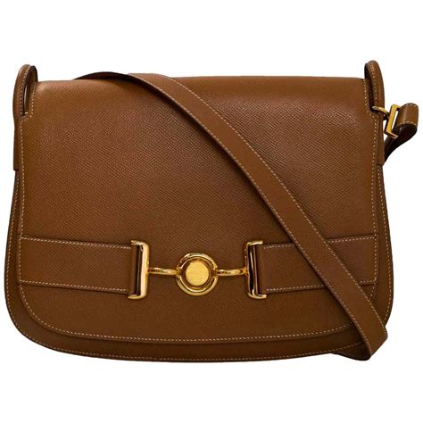 vintage hermes saddle bag